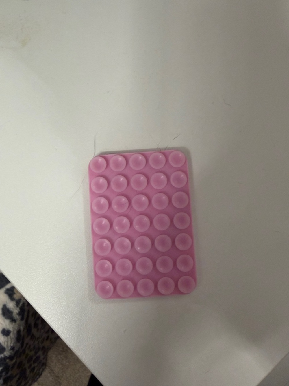 Target Pink Silicone Bubble Grip MagSafe Back